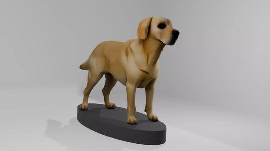 Labrador 3D PRINT MODEL