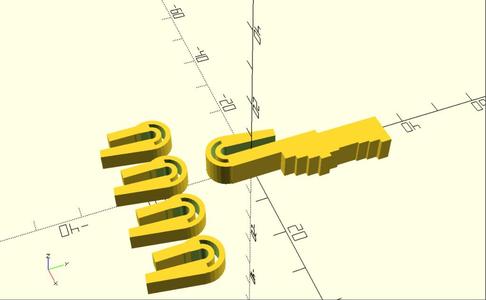 Glasses Clip for Melpomenia Oversized Futuristic Sunglasses