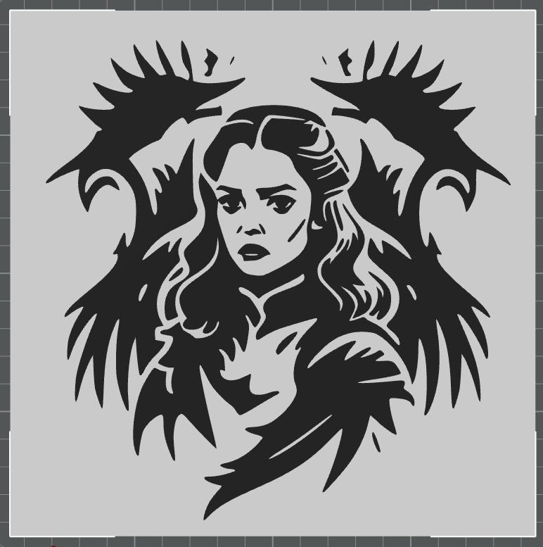 art wall/picture on the wall  Game Thrones Osha Wildling