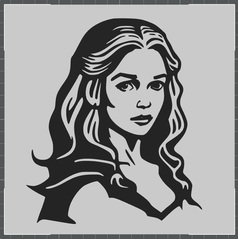 art wall/picture on the wall  Game Thrones Daenerys Targaryen    |