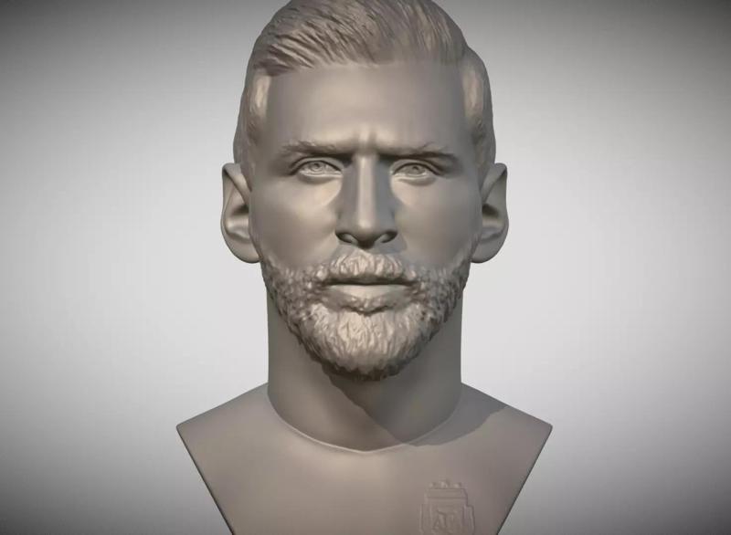 Lionel Messi in Argentina jersey bust