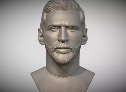 Lionel Messi in Argentina jersey bust