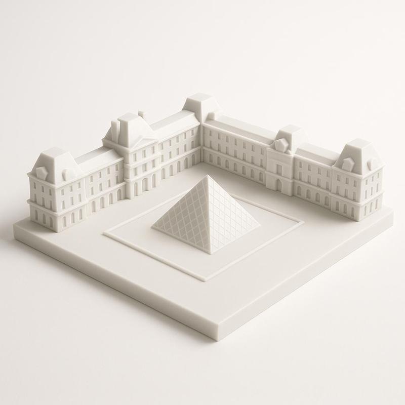 Louvre Museum & Glass Pyramid