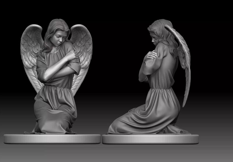 Kneeling Angel