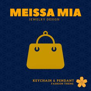 Mini Chic – 3D Print File for Handbag Keychain or Pendant - Bag Accessories - Girl's Fashion