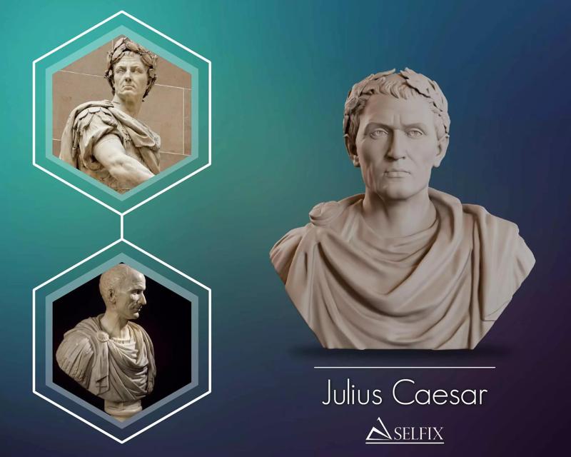 Julius Caesar Bust Sculpture