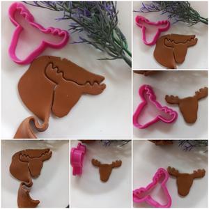 Santa's Reindeer (Head- Outline Cutter)