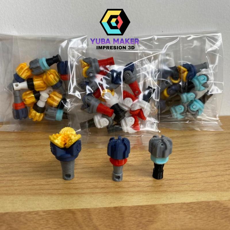 PDC and Triconica Drill Keywheels