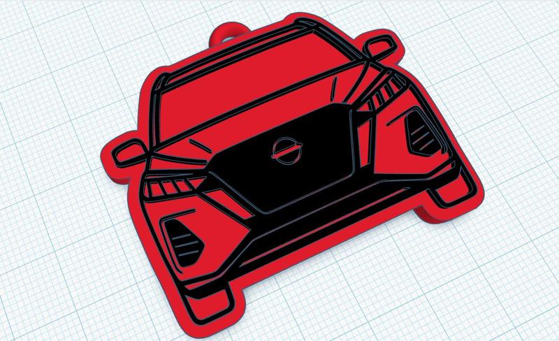 Keychain Nissan Kicks Front Keychain