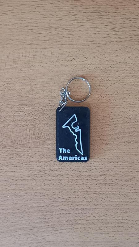 THE AMERICAS Circuit Key Chain