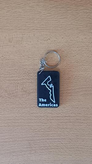 THE AMERICAS Circuit Key Chain