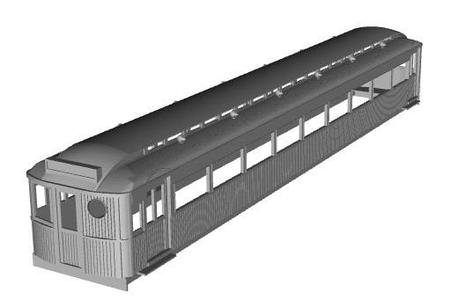NER D91 Motor Third with 1 driver's compartment 1/148 scale