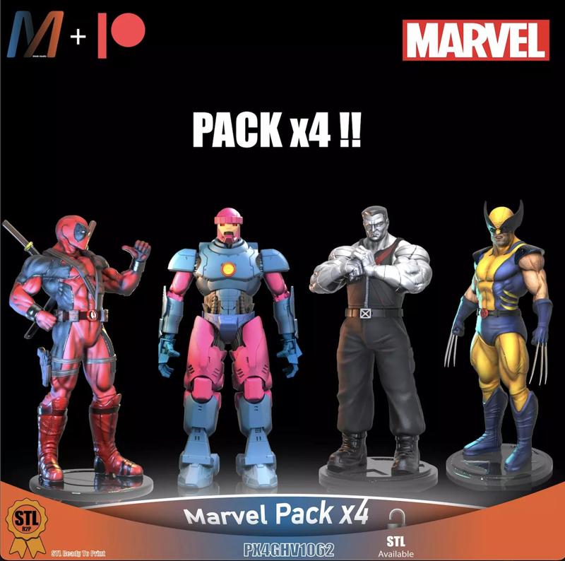 PX4GHV1062 - MARVEL PACK X4
