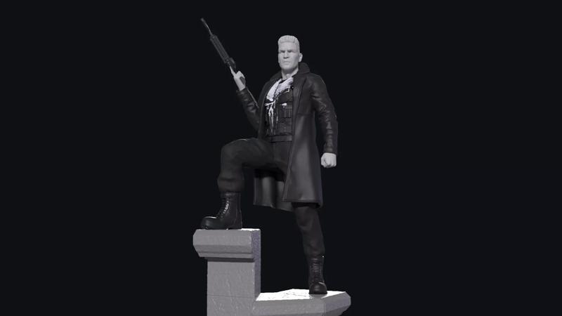 Punisher 3d Print Statue