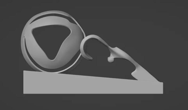 Pushing Man Figurine