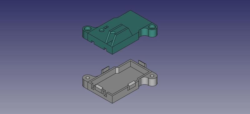 FrSky RX6R receiver housing