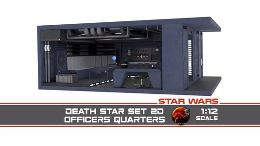 Set 2d - Officers quarters 1-12 Scale Blackseries  3D Model Collection