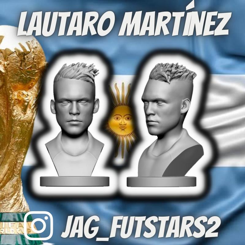 Argentina 2022 - Lautaro Martinez - Soccer Bust