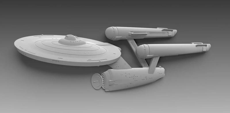 NCC1701 Enterprise Bass relief