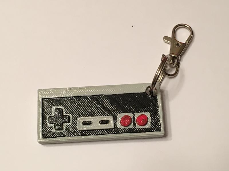Nintendo Controller Keychain