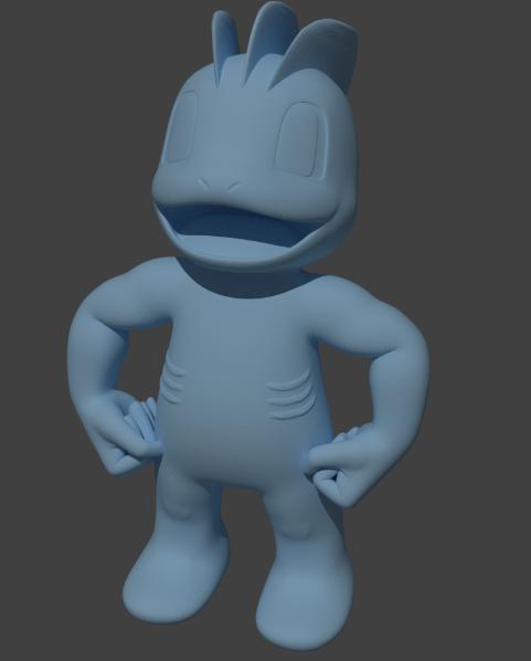 Machop Pokemon EDLI3D
