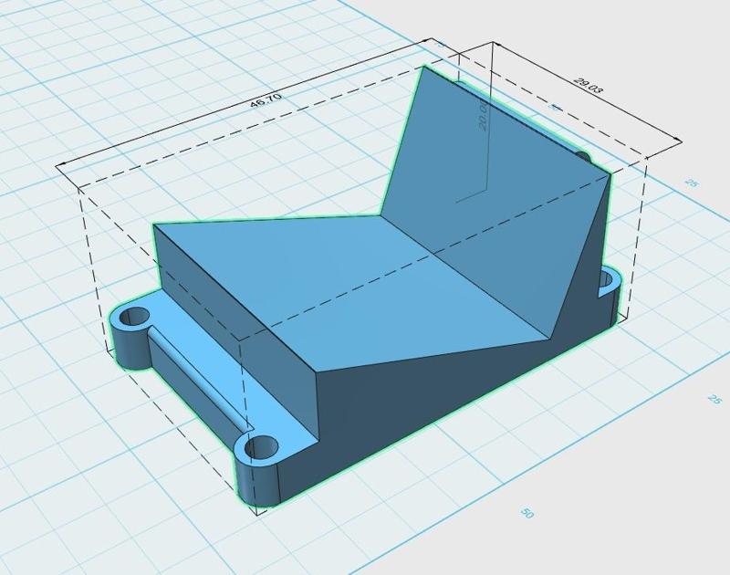 Lisam LS210 Quadcopter GoPro mount