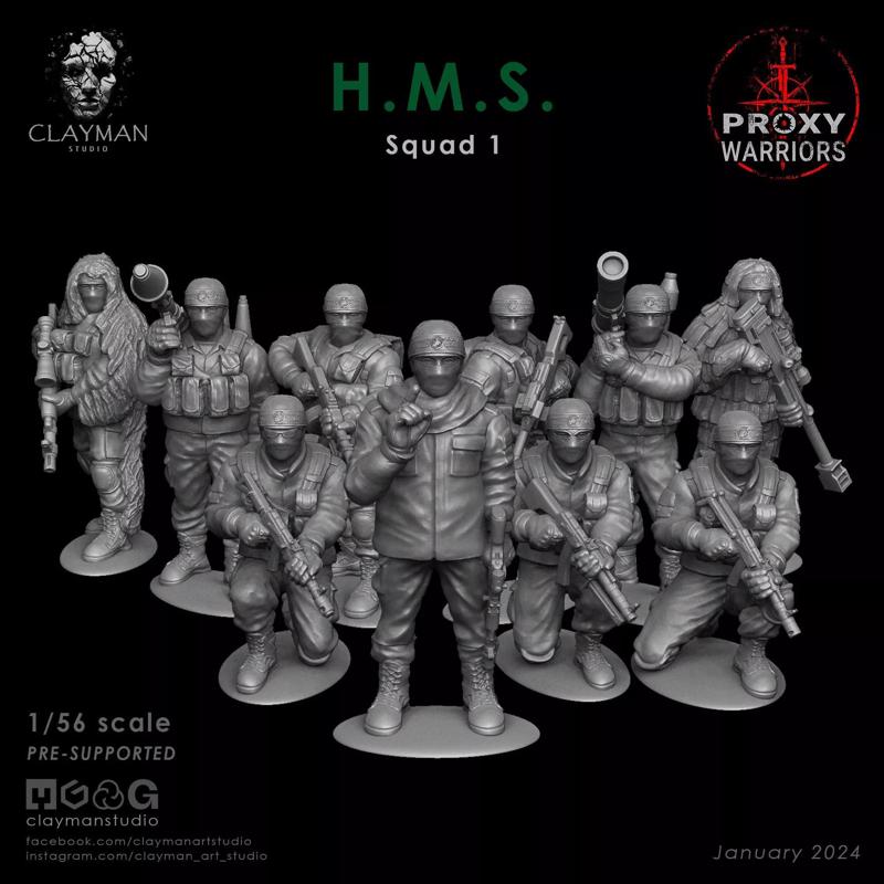 HMS Squad 1   1 56 scale