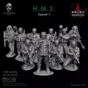 HMS Squad 1   1 56 scale