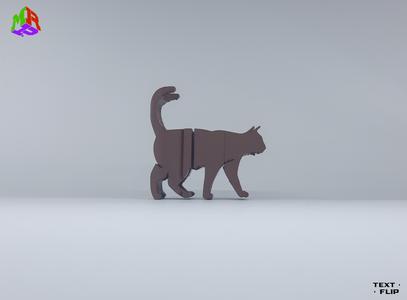 Text Flip - Cat