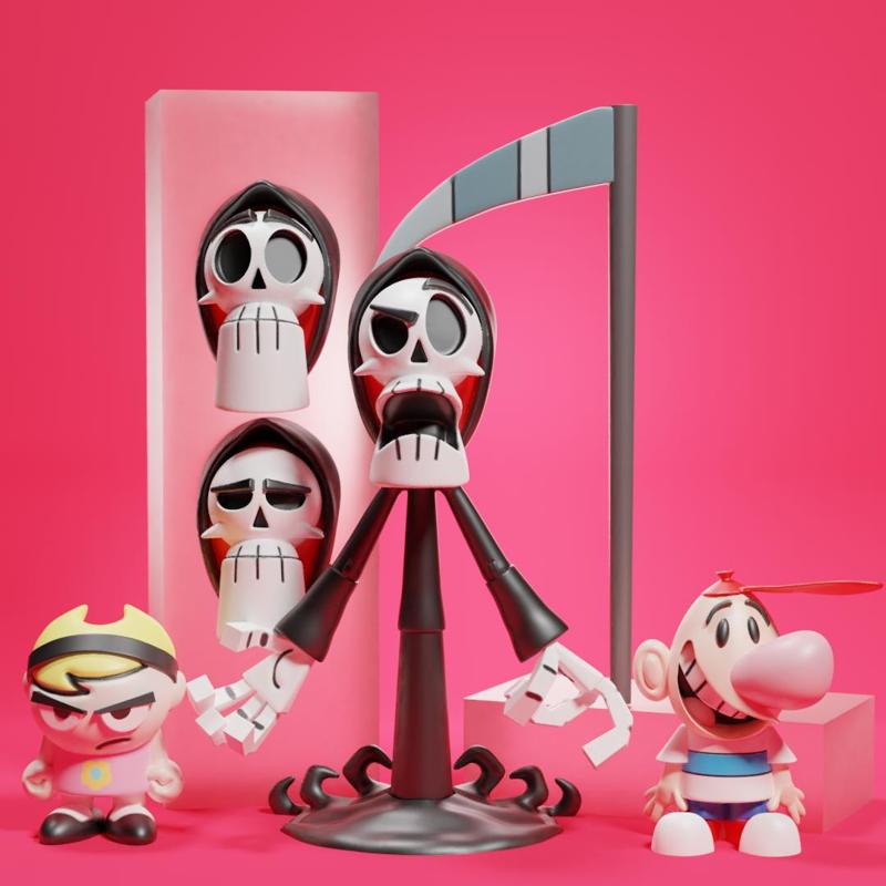 Billy and Mandy from the Grimm Adventures of Billy and Mandy