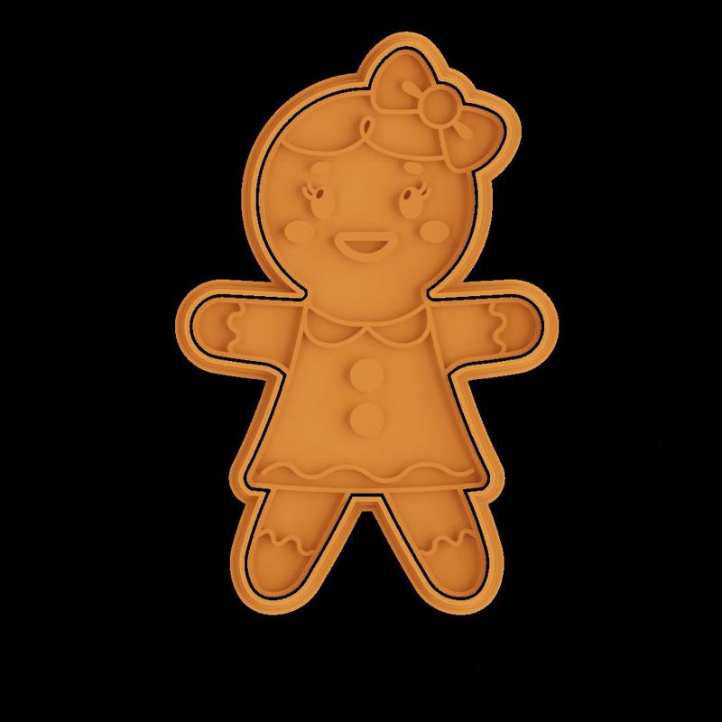 ginger woman COOKIE CUTTER