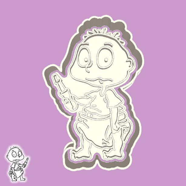 Rugrats cookie cutters - Tommy Pickles (with screwdriver) (style 1)
