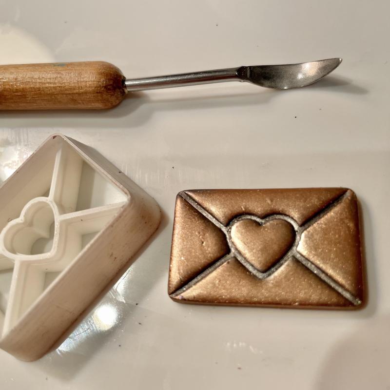 Love letter stamp/cutter set