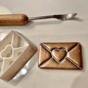 Love letter stamp/cutter set