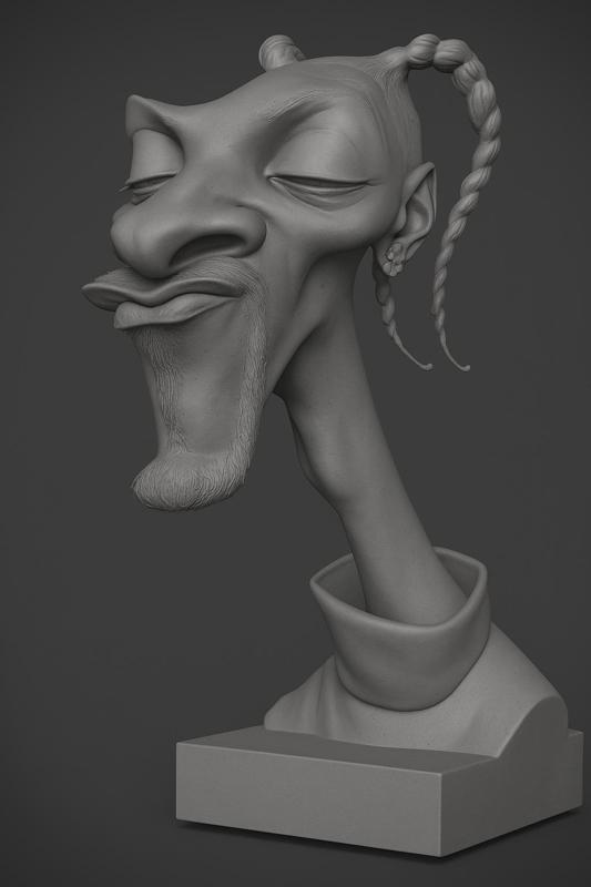 Snoop Dogg Rapper - Caricature