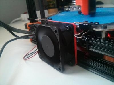 Soporte ventilador electrónica kossel