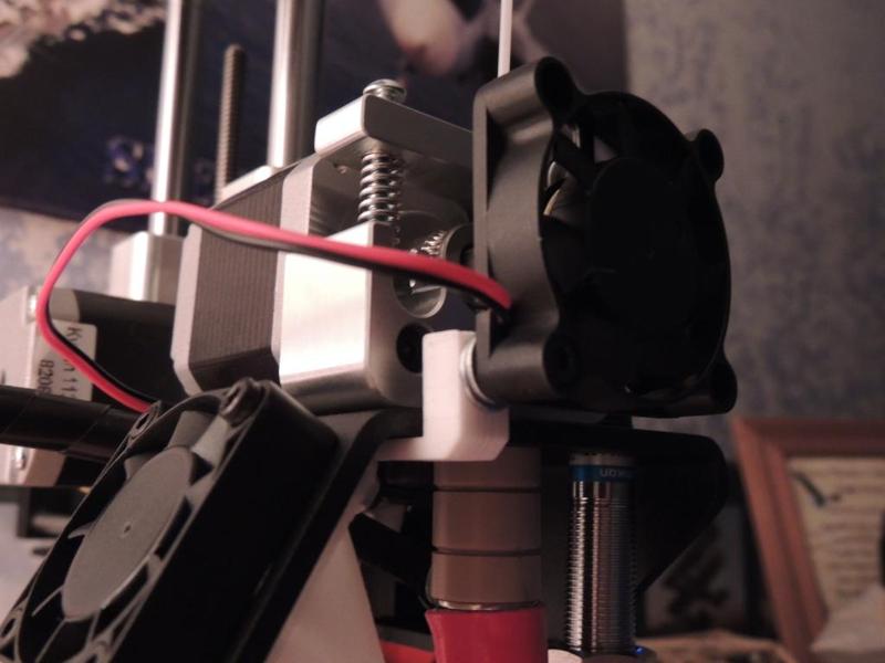 Printrbot Simple Metal fan holder for extruder