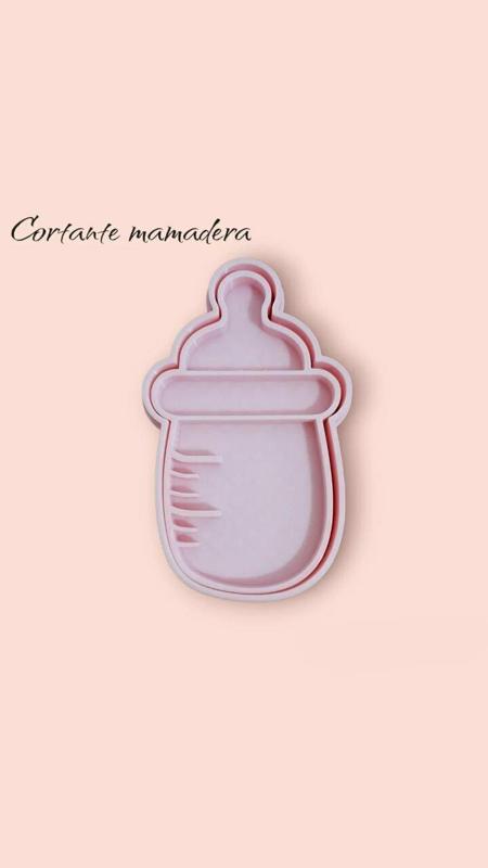 Feedin Bottle baby shower cookie cutter (Feedin Bottle cookie cutter)