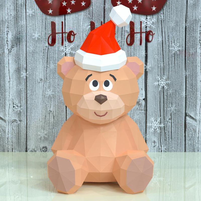 TEDDY BEAR WITH XMAS HAT