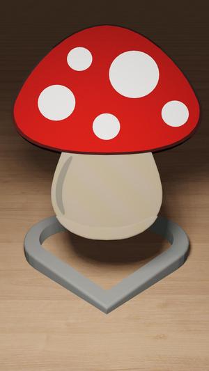 Mushroom Phone Stand V2