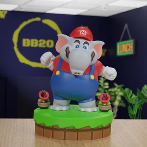 MARIO ELEPHANT SUPER MARIO WONDER  FANART 3D STL