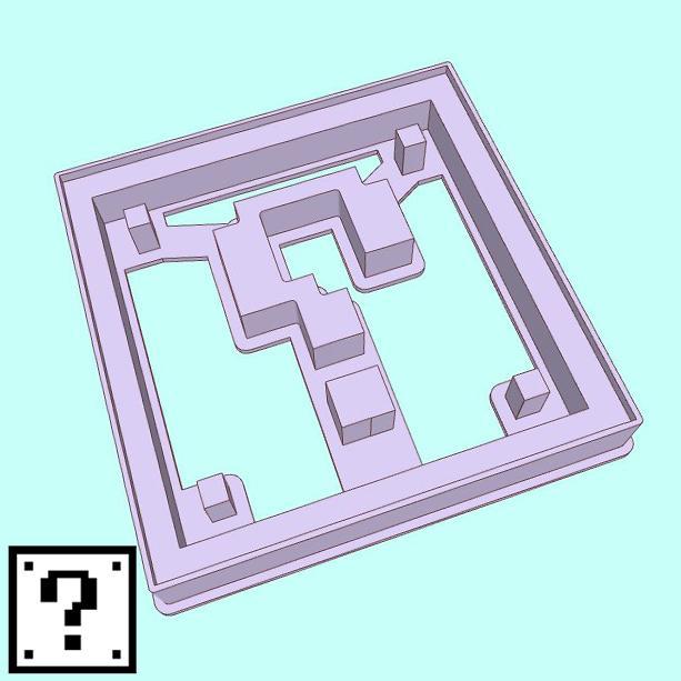 The Super Mario Bros. cookie cutters - Question Block (style 1)