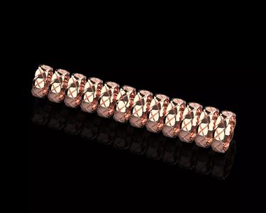 Coco Crush rings in different sizes 15 - 20-5 3D Model Collection