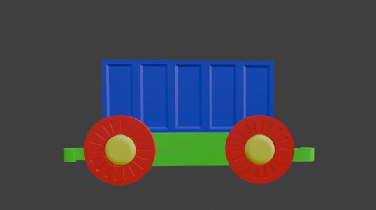 Toy Train Car Cargo