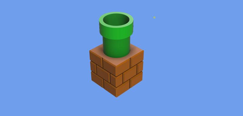 MARIO BROS PIPE PENCIL HOLDER / FLOWERPOTS