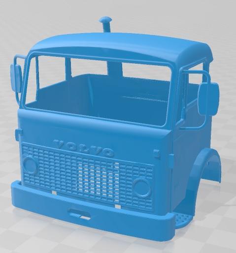 Volvo F86 Printable Cabin Truck