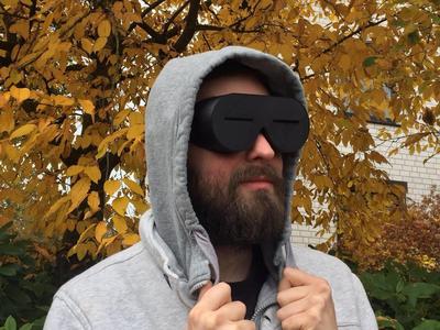 old-school inuit snow goggles