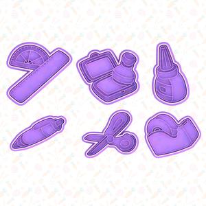 Office cookie cutter set of 6