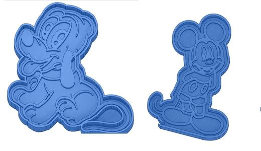 Biscuit Moulds - Disney - Princess - Mickey - Dingo - Bambi - The Lion King - Pinocchio - Pluto - Frozen - Dumbo - Cookie cutter - Cookie Cutter