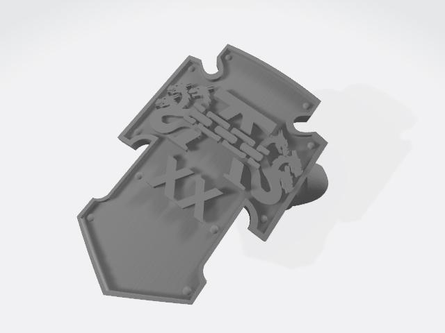 40k Alpha Legion Shield